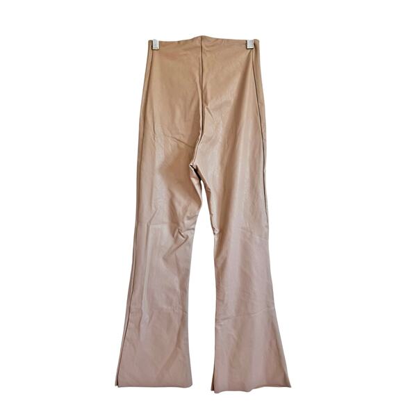 COMMANDO SAND FAUX LEATHER CROP FLARE PANTS - Picture 5 of 6